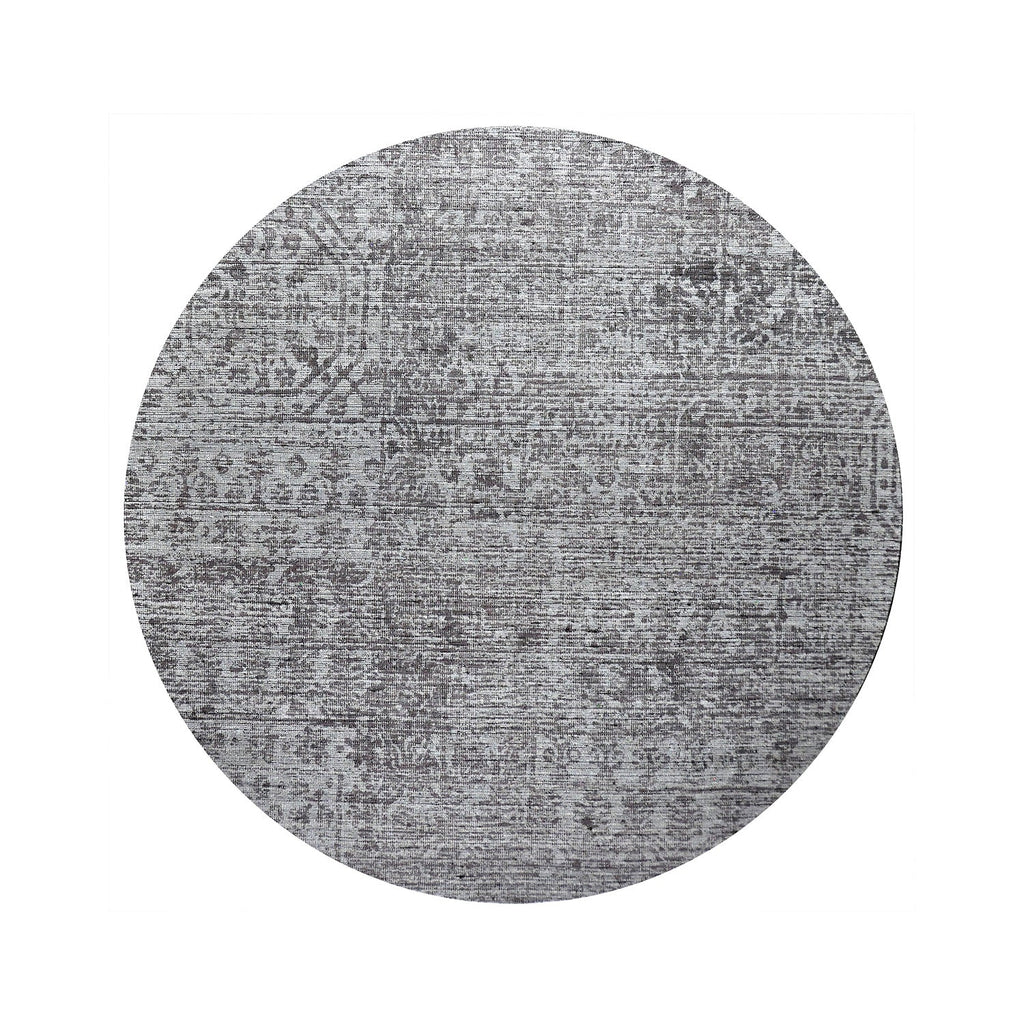 Round Wool Rug - Mathis Grey
