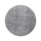 Round Wool Rug - Mathis Grey