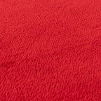Round Washable Rug - Vivid Red