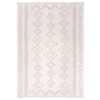 Geometric floor rug - Decio Edie Pink