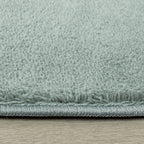 Round Washable Rug - Vivid Green