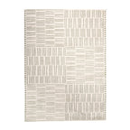Scandinavian Rug - Yune Lines Cream/Green