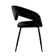 Velvet dining chair - Lenn Black