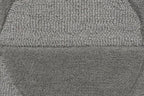 Round modern floor rug - Mozo Gigi Gray