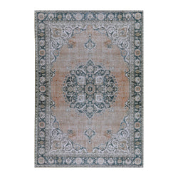 Vintage Floor Rug - Fae Beige/Blue