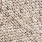 Round Wool Rug - Feline Brown/Blended