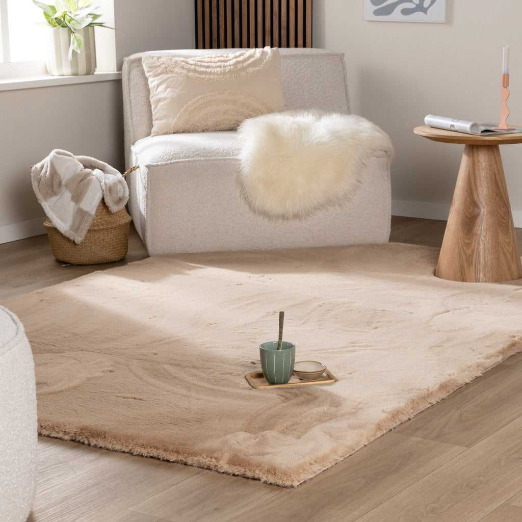 Soft High-Pile Rug – Comfy Supreme Beige