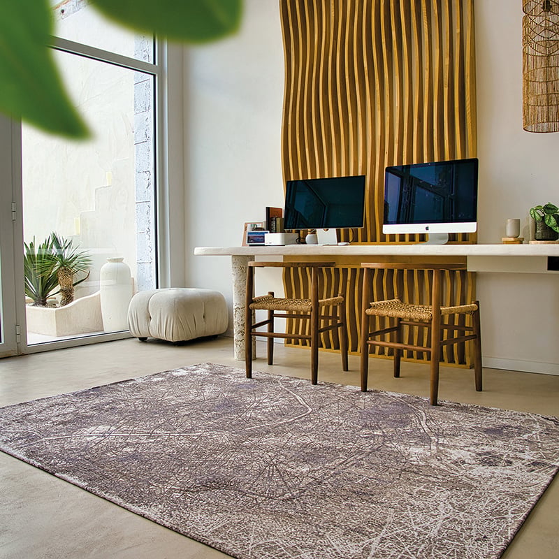 Graphic floor rug - Cities Paris 9322