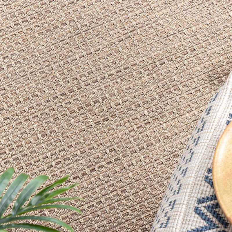 Jute Outdoor Rug - Fora Melange Natural
