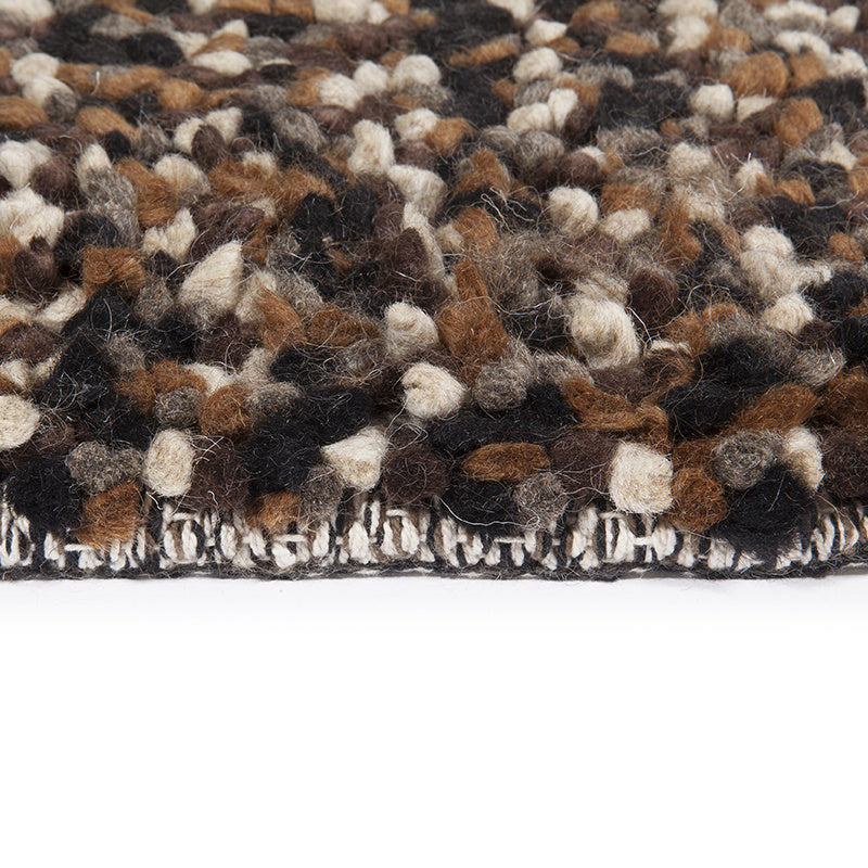 Wool rug - Halette Black/Grey