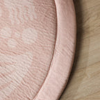 Round washable play mat - Flo Pink