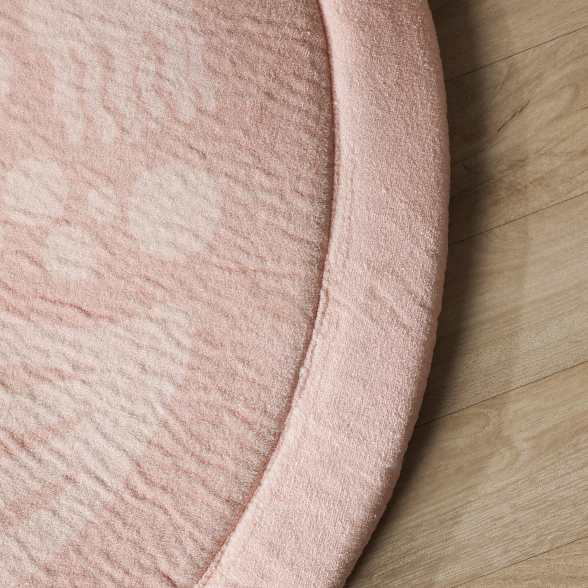 Round washable play mat - Flo Pink
