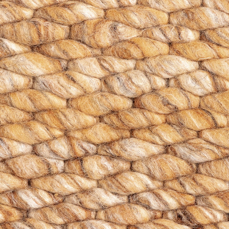 Wool Rug - Brilliant Ochre Yellow