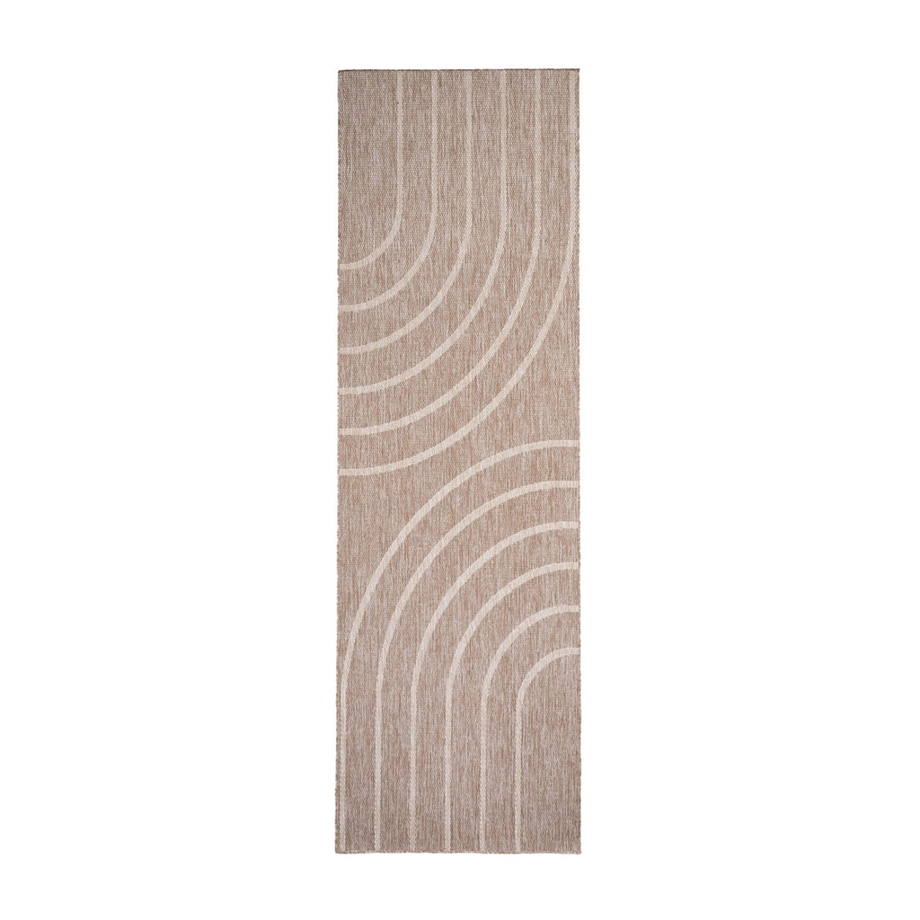 Balcony Rug - Sierra Curves Beige/Cream
