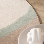 Round Wool Rug – Vienna Mint Green
