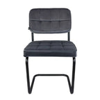 Velvet chair - Ivy Anthracite