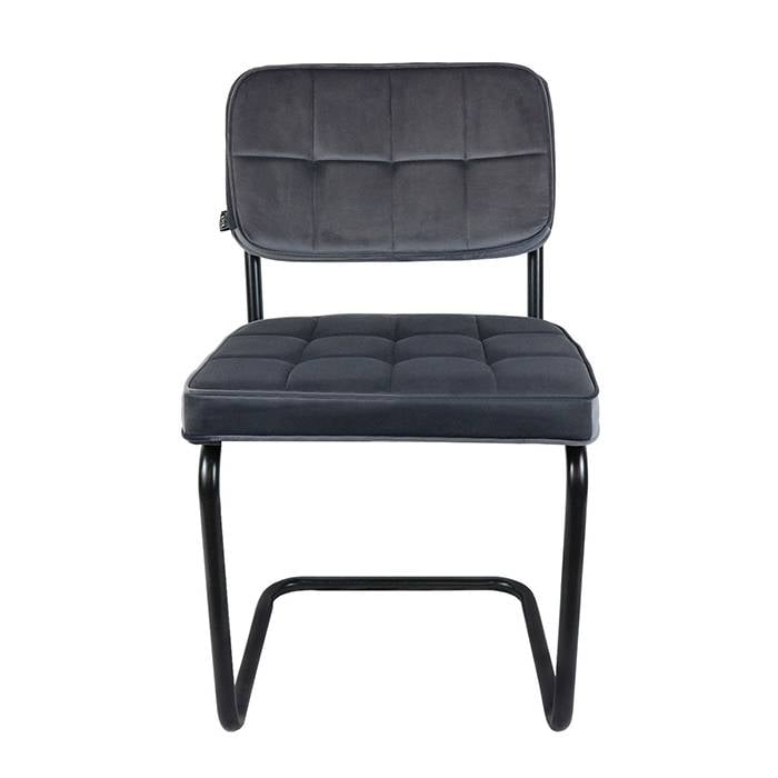 Velvet chair - Ivy Anthracite