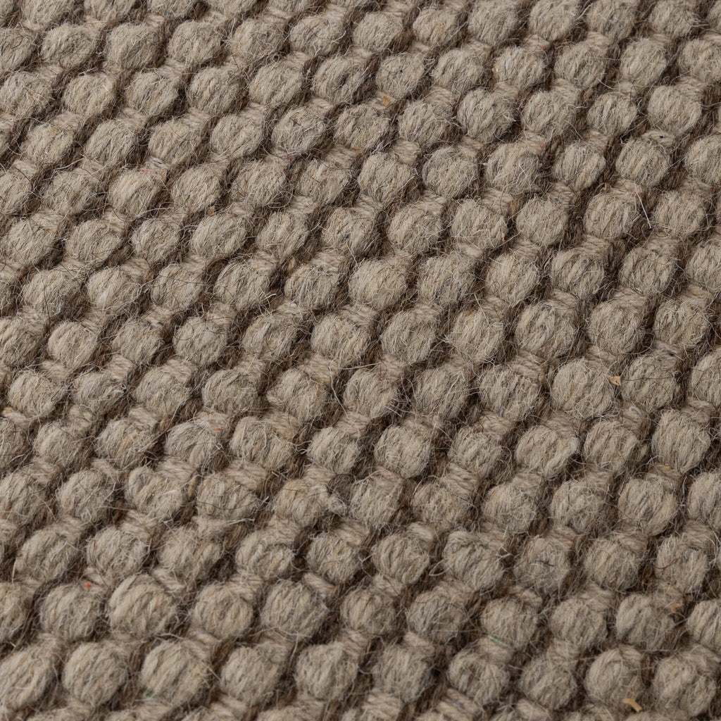 Round Wool Rug - Bliss Beige/Brown