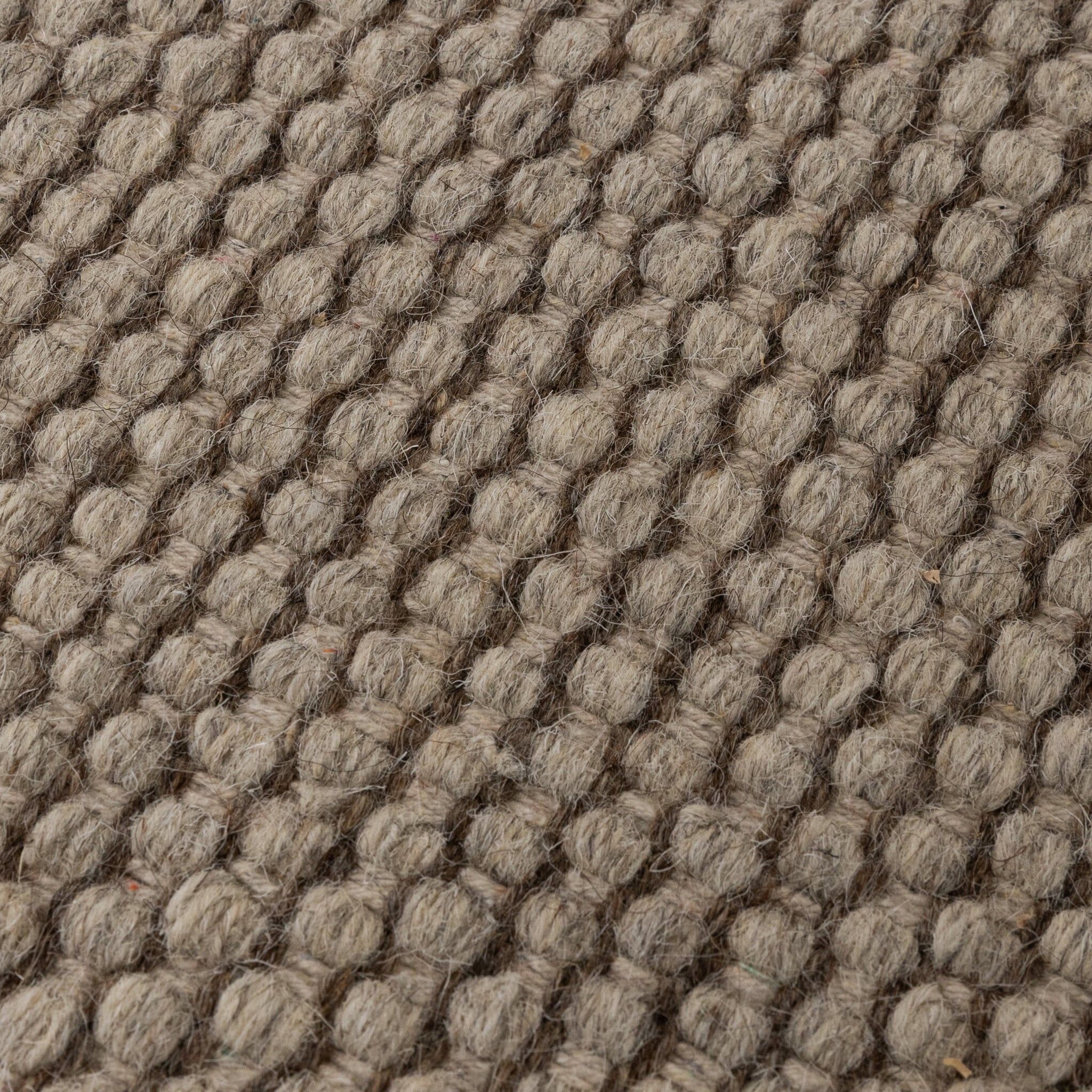 Round Wool Rug - Bliss Beige/Brown