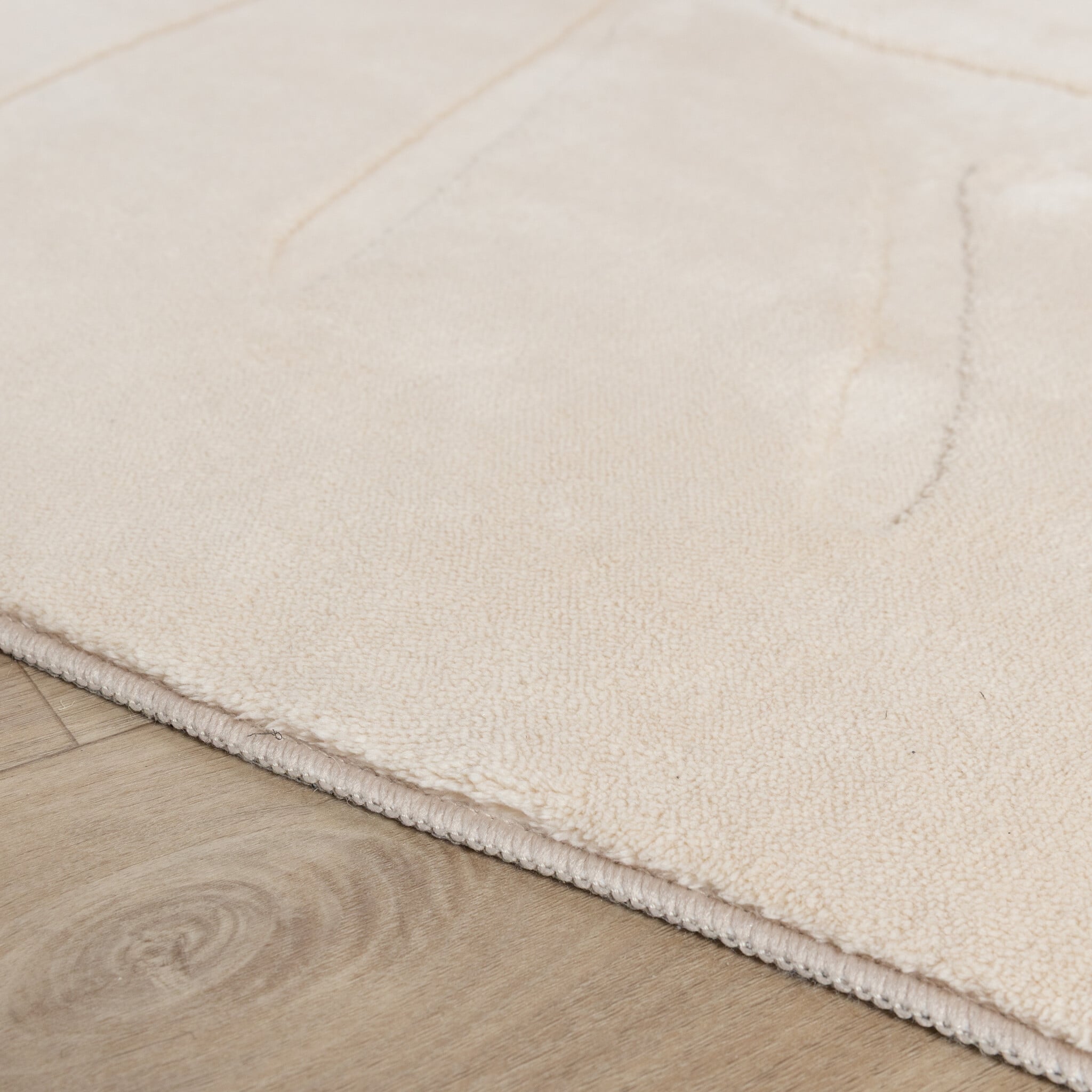Washable children's rug - Coco Leaf Beige