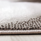 Modern Floor Rug - Plus Brown 8008