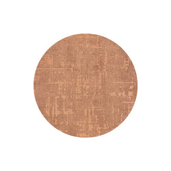 Round modern floor rug - Structures Baobab 9199