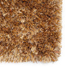 Shaggy floor rug custom size - New Paulo Gold 030