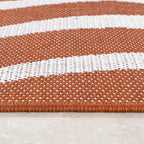 Outdoor Rug - Summer Waves Terracotta