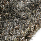 Shaggy floor rug custom size - New Paulo Grey 862