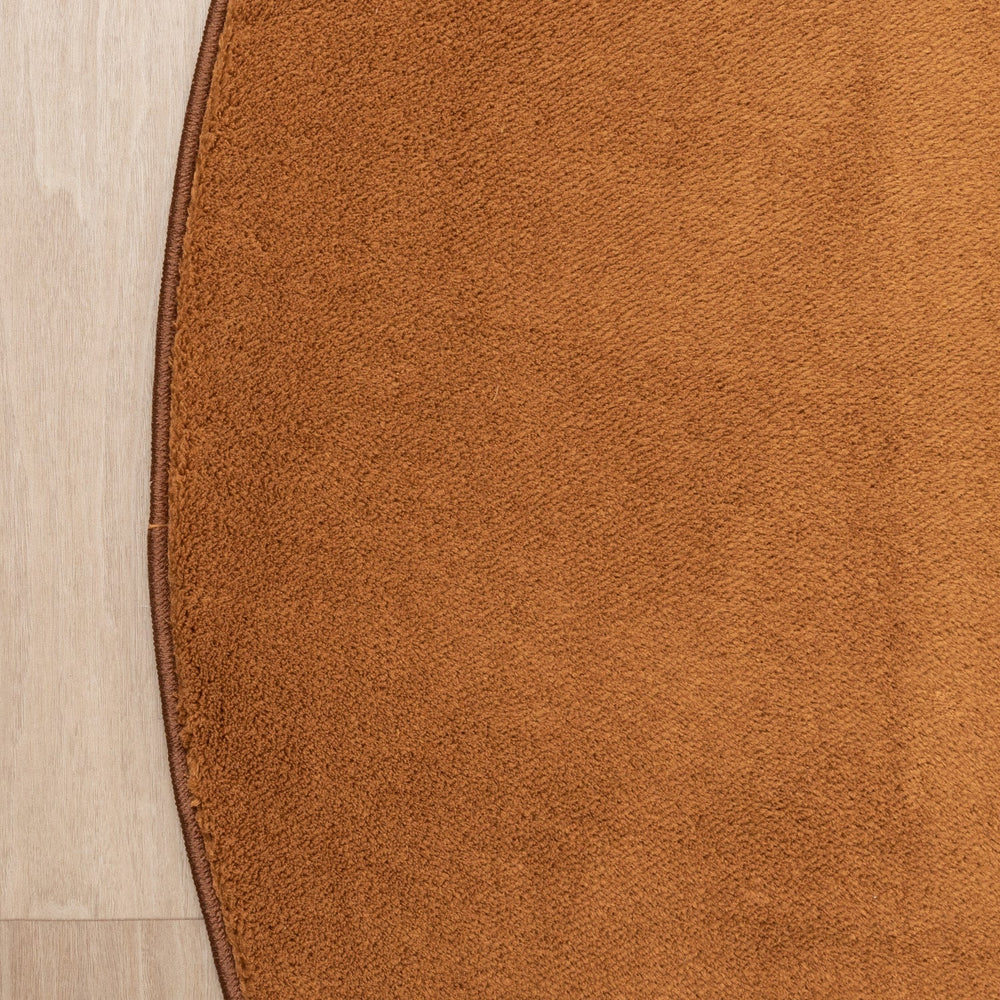 Round Washable Rug - Vivid Terra