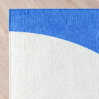 Geometric Rug – Swing Shapes Blue