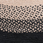 Round Indoor Outdoor Rug - Florence Black