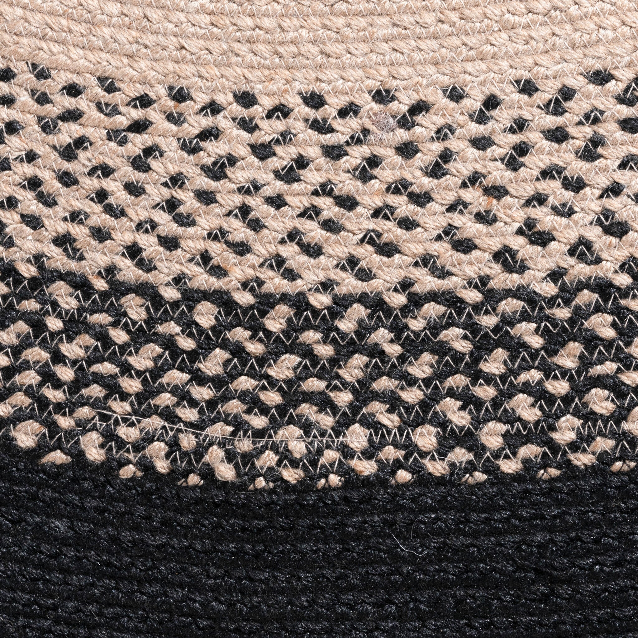 Round Indoor Outdoor Rug - Florence Black