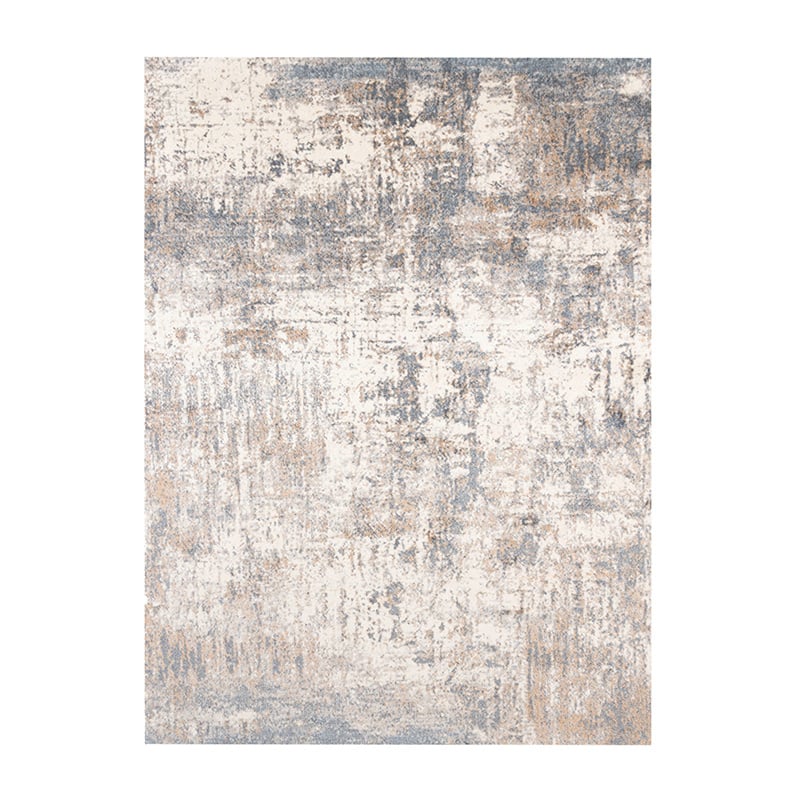 Washable Abstract Rug - Misha Grunge Cream/Grey