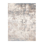 Washable Abstract Rug - Misha Grunge Cream/Grey