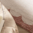 Washable Rug – Myrre Pink/White