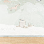 Kids Rug - Globe Mint