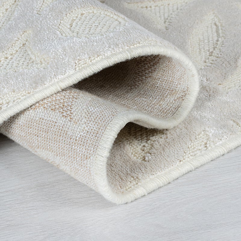 Graphic Floor Rug - Patno Clarissa Cream/White