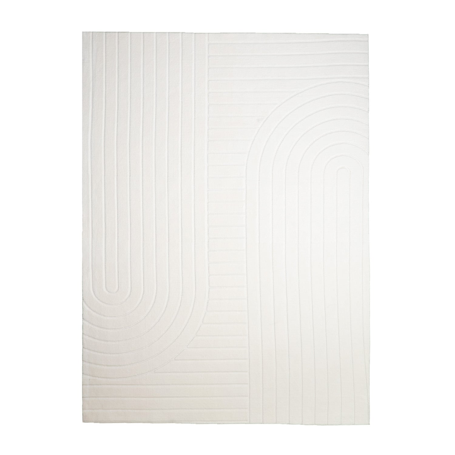 Scandinavian Rug - Charm Arches White