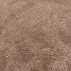 Round washable rug - Clean Brown
