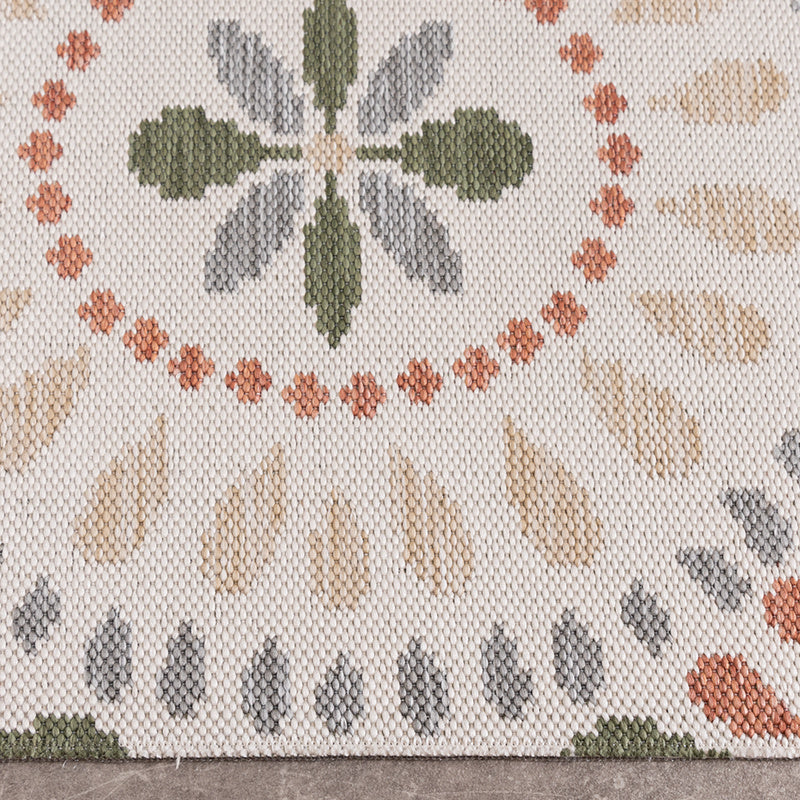 Indoor Outdoor Rug - Ranch Mandala Beige