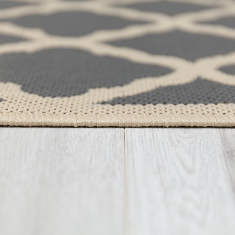 Retro Outdoor Rug - Floreno Padua Beige/Anthracite