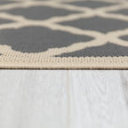 Retro Outdoor Rug - Floreno Padua Beige/Anthracite
