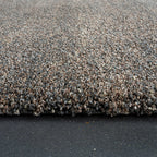 High-pile floor rug - Myla Brown/Grey 7777