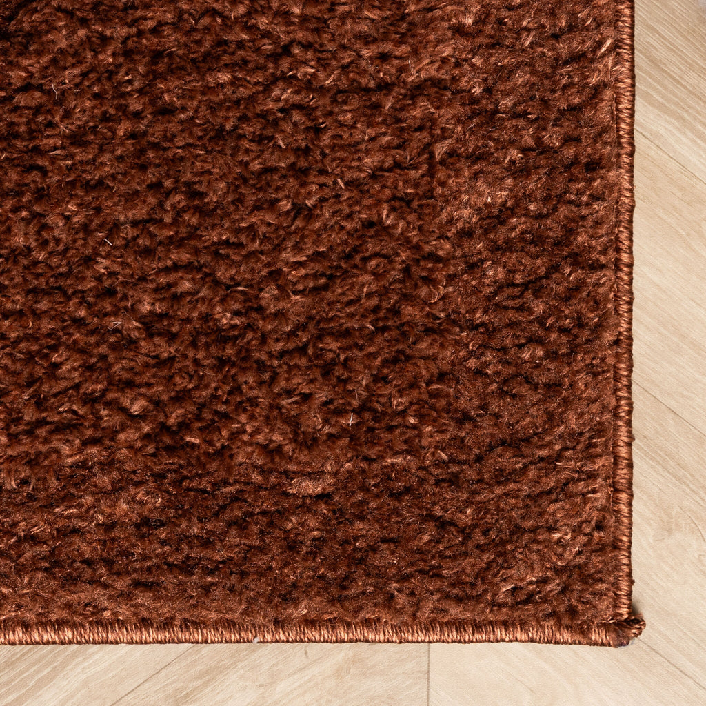 Scandinavian Rug - Lova Border Terracotta