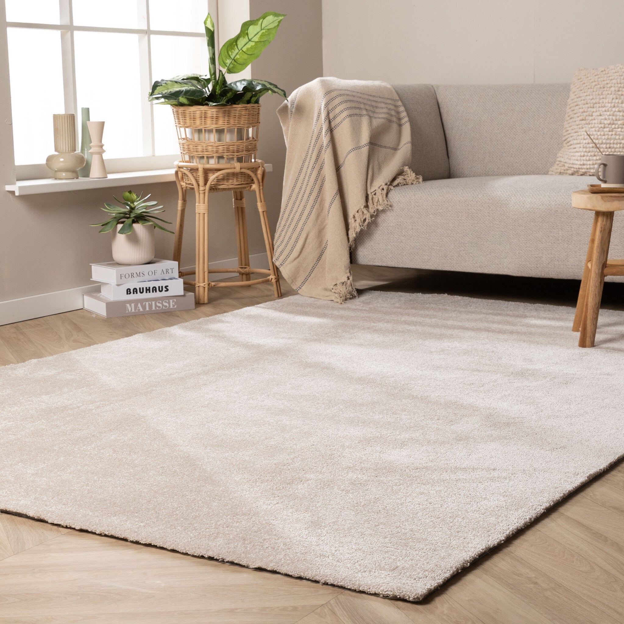 Washable Rug – Clean Cream