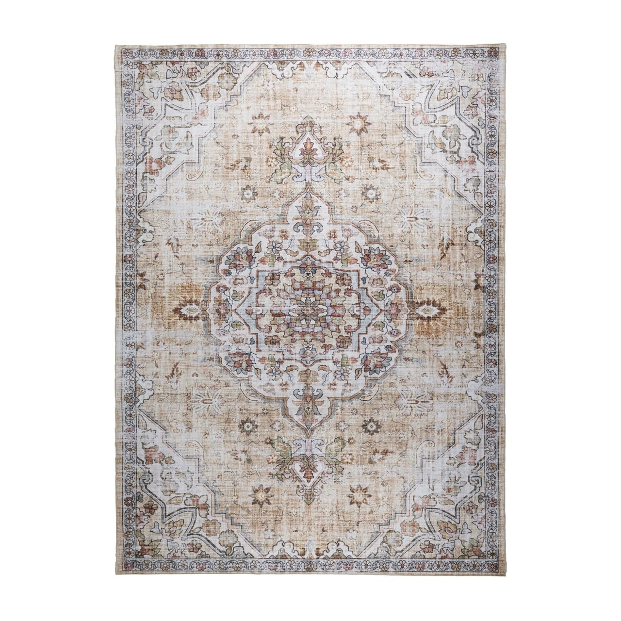 Oriental Rug - Leyla Medallion Taupe
