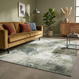 Modern Rug - Strong Green