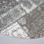 Round Patchwork Rug - Dreams Grey