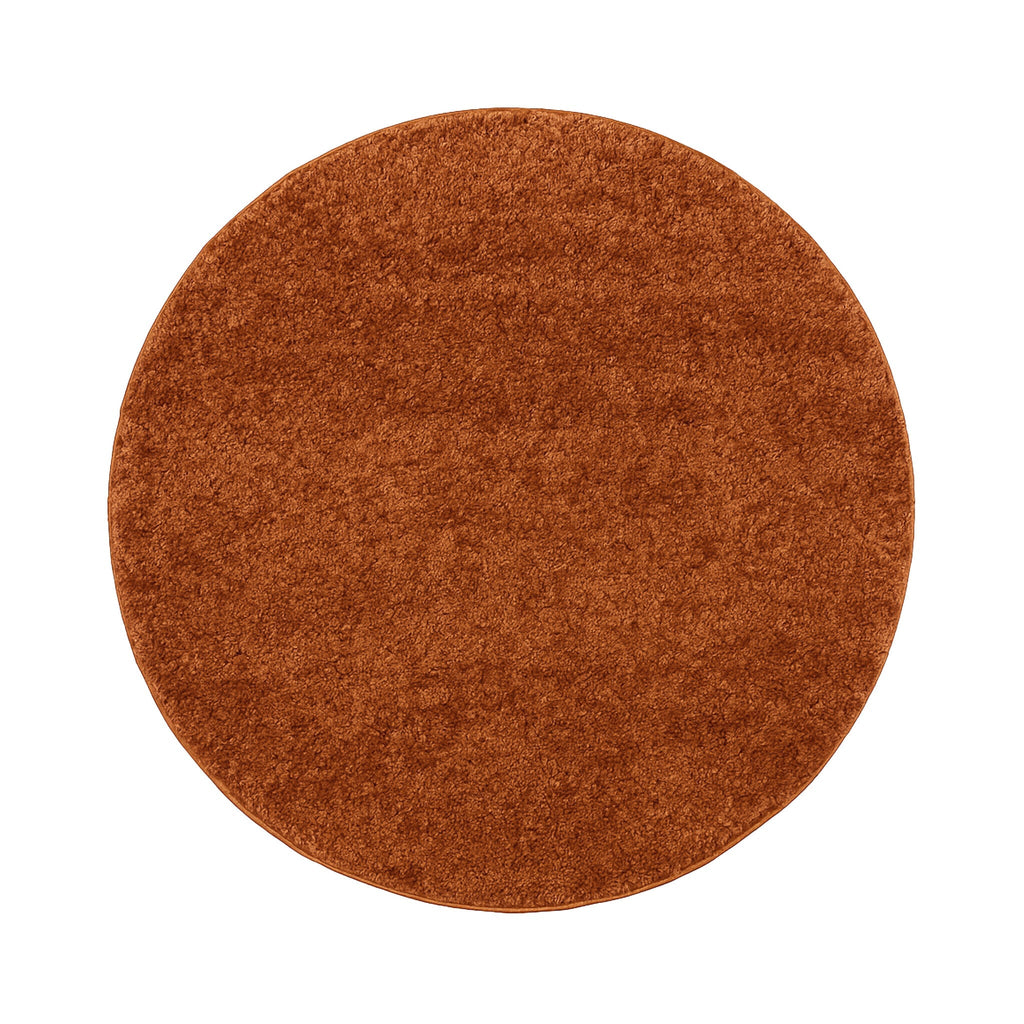 Round High-Pile Rug – Wish Terracotta